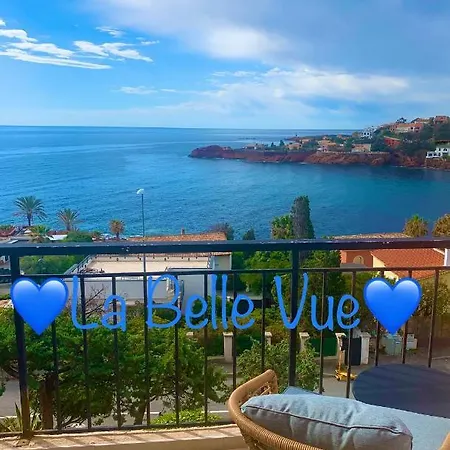 La Belle Vue-Charming Duplex Apartment With Sea View, 50 Meters From Beach And Private Parking Saint-Raphaël Esterno foto
